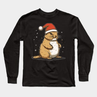 Prairie Dog Christmas Long Sleeve T-Shirt